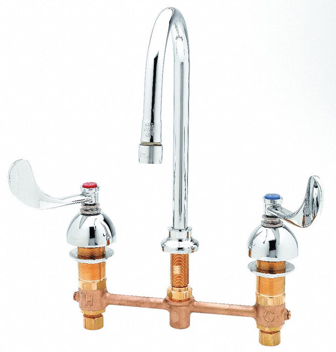 Gooseneck Chrome T S Brass 2.2gpm