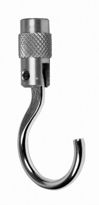 Aluminum Large Hook 20 lb Cap M6 thread