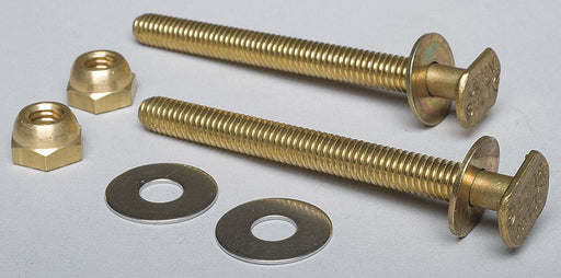 Bolts 3.5 in L 0.375 in W Brass