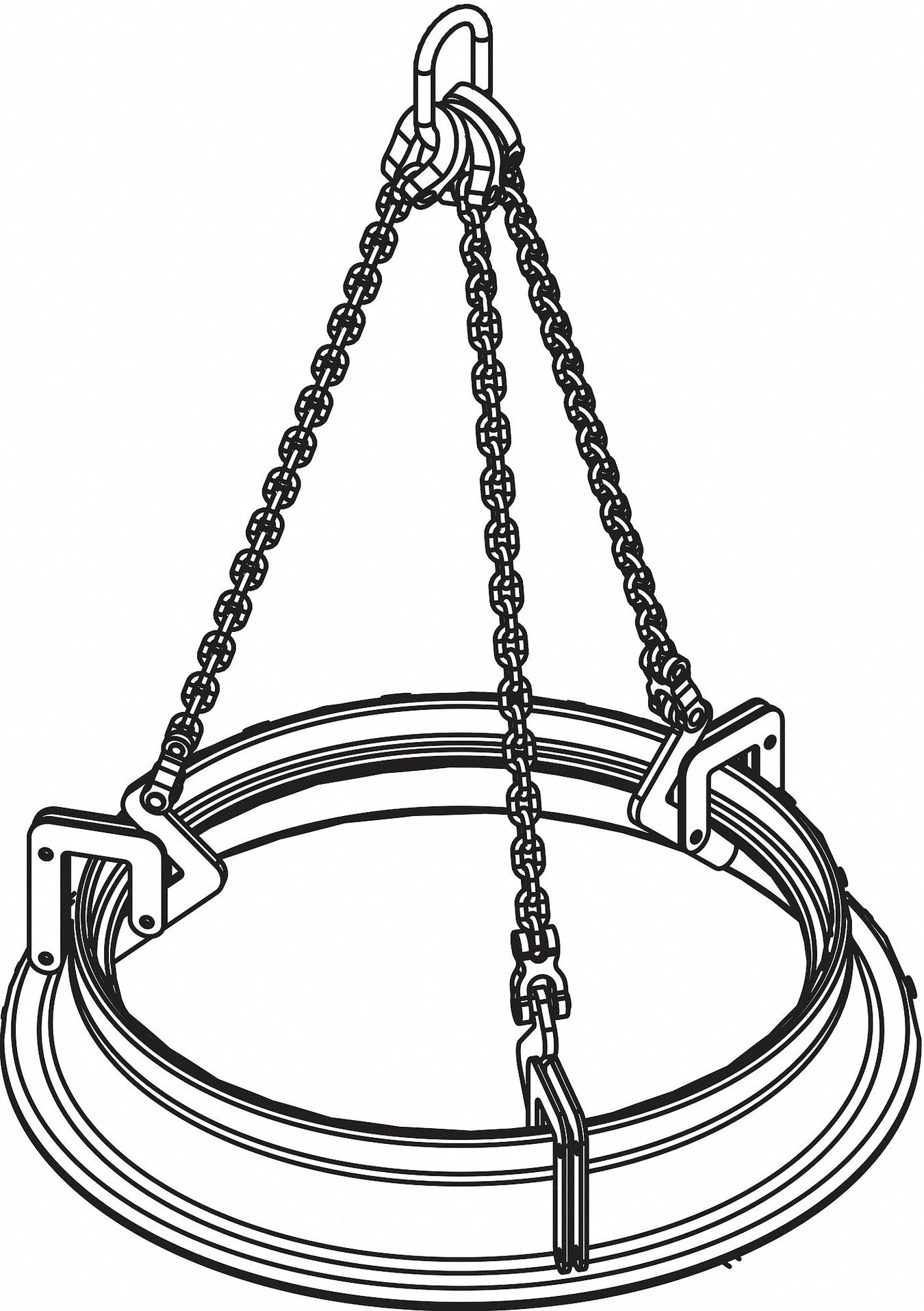 Manhole Sleeve Lifter 1500 lb Load Cap