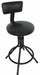 Round Stool 4 Legs Black 34.5 H