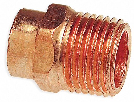 Adapter Wrot Copper 1-1/4 Tube CxMNPT