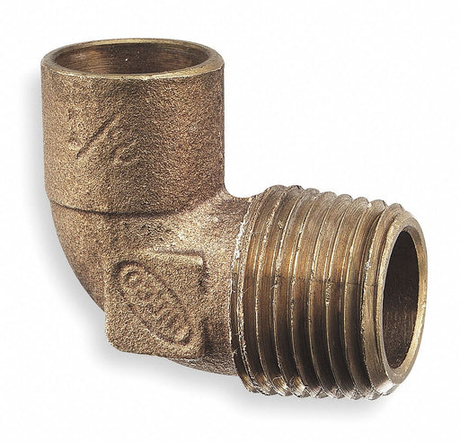 90 Deg Elbow Lead Free Cast Brass 1-1/4 