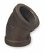 45 Elbow Malleable Iron 1/8 in NPT