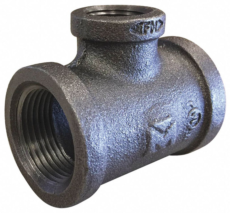 Reducing Tee Female NPT 1 x 1 x 1/2 in