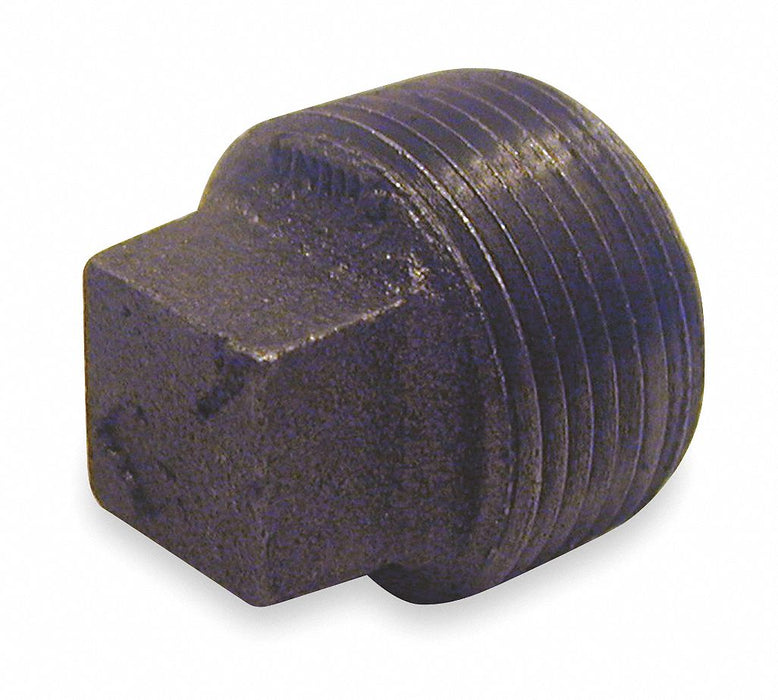 Square Head Plug Malleable Iron 3/4 in