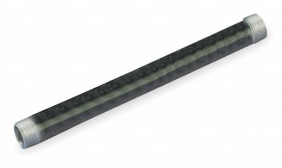 Black Pipe Threaded 3/4x24 In