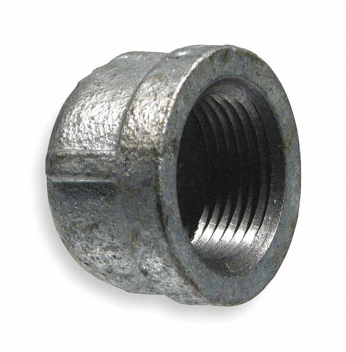 Round Cap Malleable Iron 3/8 in NPT
