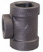 Reducing Tee Malleable Iron 2 x 2 x 1 in