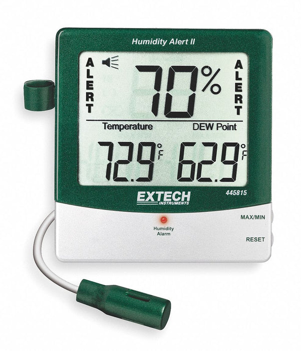 Digital Hygrometer Alarm 14 to 140 F