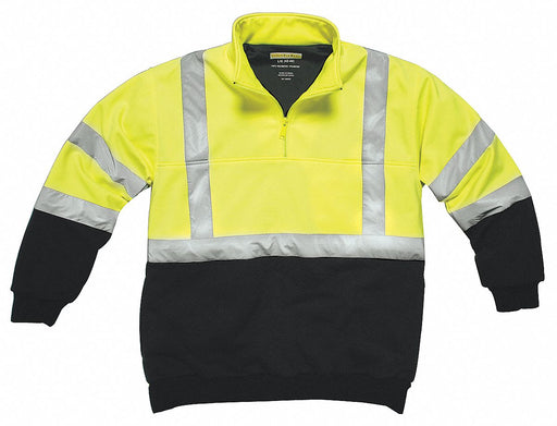 Hi-Viz Sweatshirt Yellow/Blk Polymide L