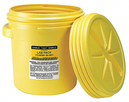 Salvage Drum HDPE 20.75 in H Yellow