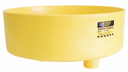 Funnel with Screen Yellow PE NPT