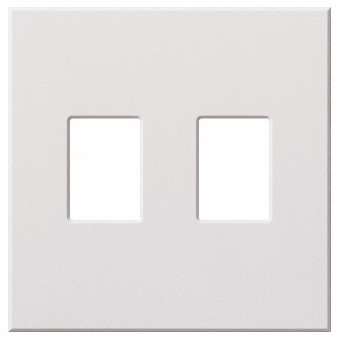 Dimmer/Swch Wll Plt Stnd Wht 2Gng Matte