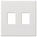 Dimmer/Swch Wll Plt Stnd Wht 2Gng Matte