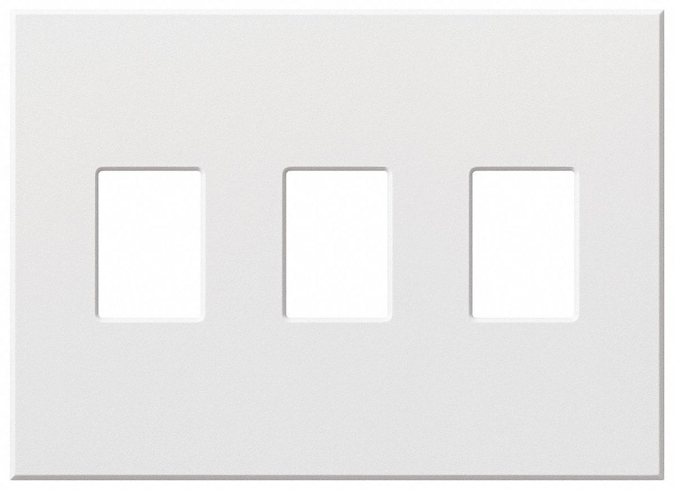 Dimmer/Swch Wll Plt Stnd Wht 3Gng Matte