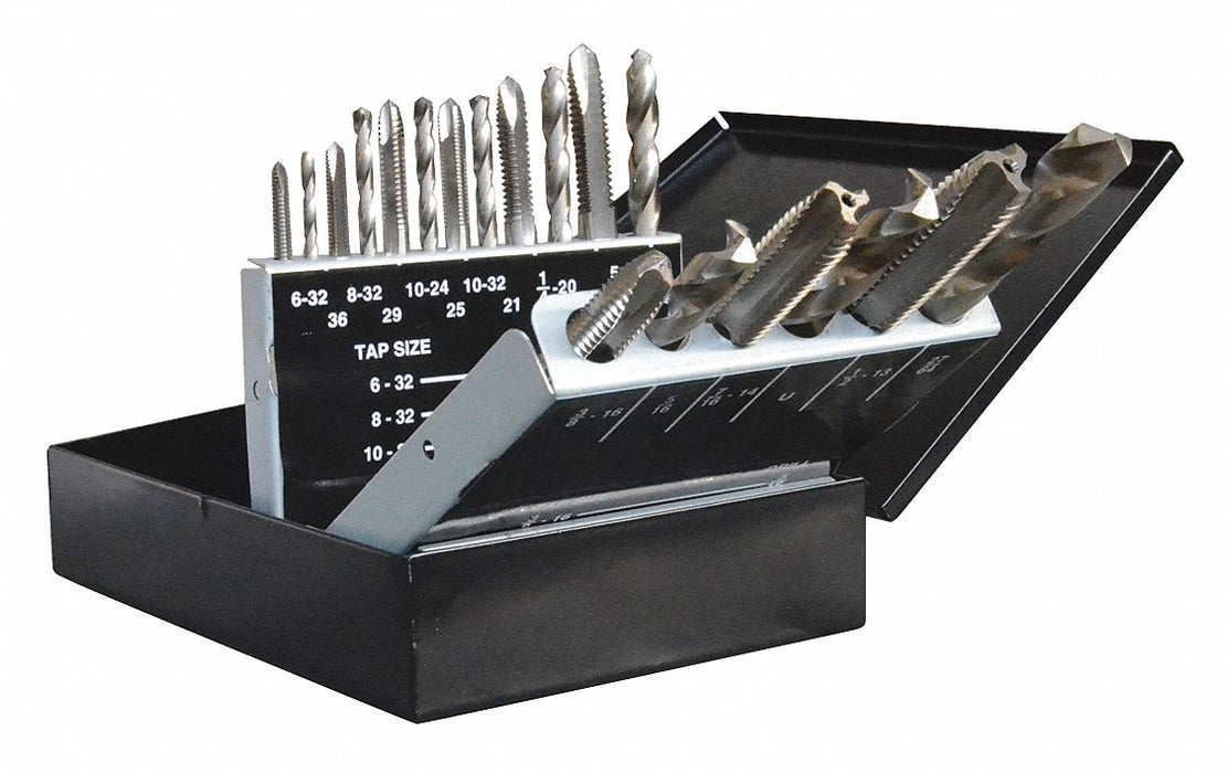 DrillBitandTapSet 18 UNC UNF Plug
