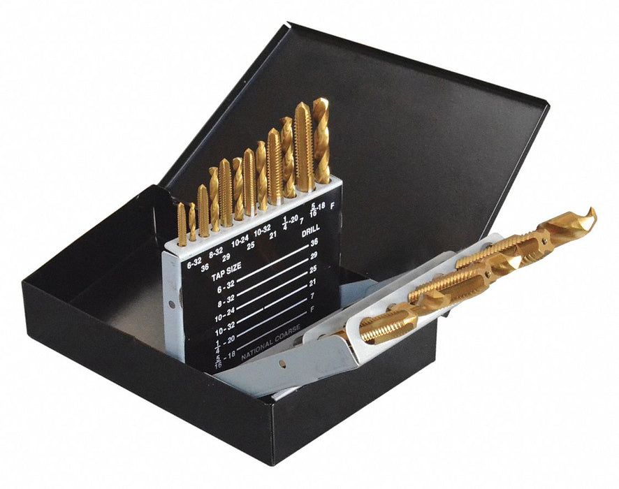 DrillBitandTapSet 18 UNC UNF Plug