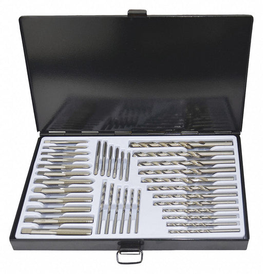 Hand Tap/Drill Bit Set 36 Pcs