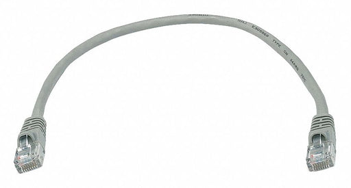 M3395 Patch Cord Cat 5e Booted Gray 1.0 ft.