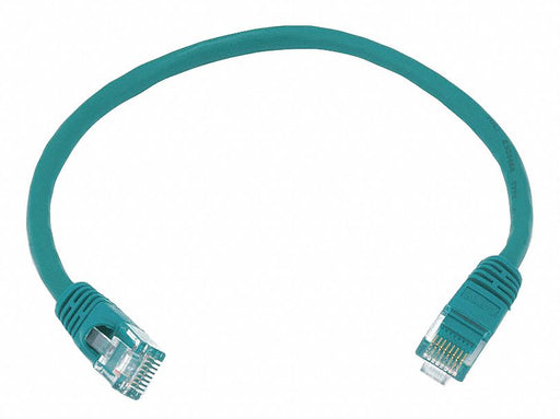M3395 Patch Cord Cat 5e Booted Green 1.0 ft.