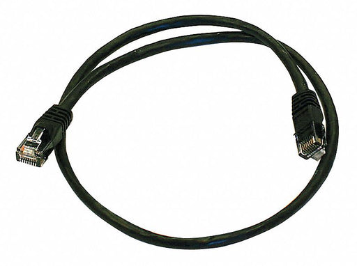 M3395 Patch Cord Cat 5e Booted Black 2.0 ft.