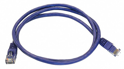 M3395 Patch Cord Cat 5e Booted Purple 3.0 ft.