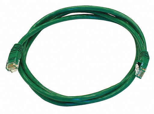 M3395 Patch Cord Cat 5e Booted Green 5.0 ft.