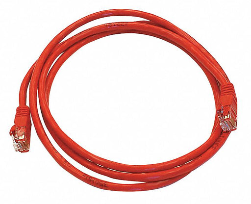 M3395 Patch Cord Cat 5e Booted Red 5.0 ft.