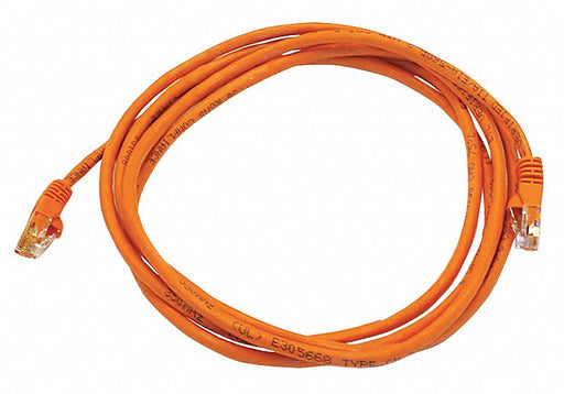M3395 Patch Cord Cat 5e Booted Orange 7.0 ft.