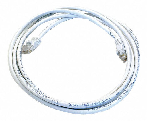 M3395 Patch Cord Cat 5e Booted White 7.0 ft.