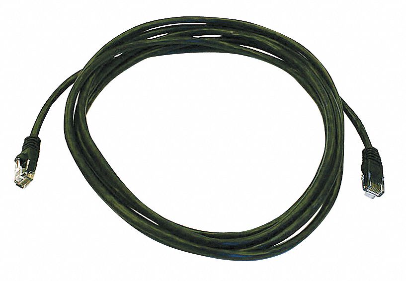 M3395 Patch Cord Cat 5e Booted Black 10 ft.