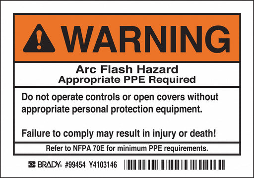 Label 3 1/2 inx5 in Polyester PK5