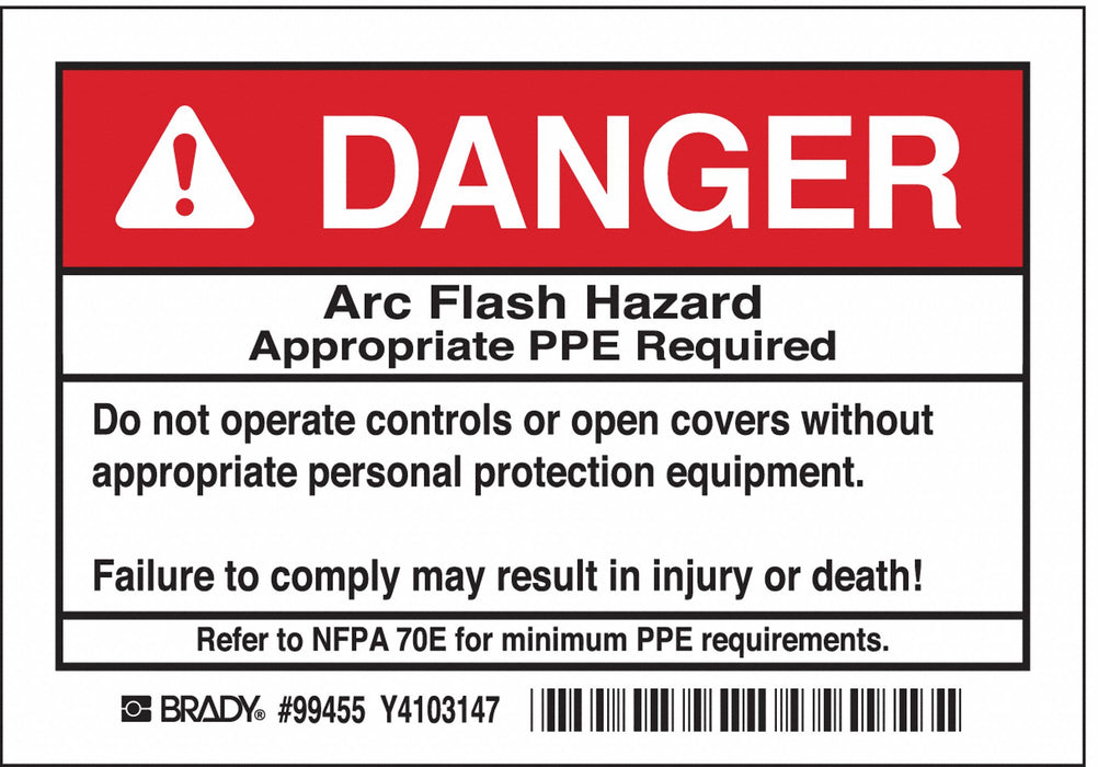 Label 3 1/2 inx5 in Polyester PK5