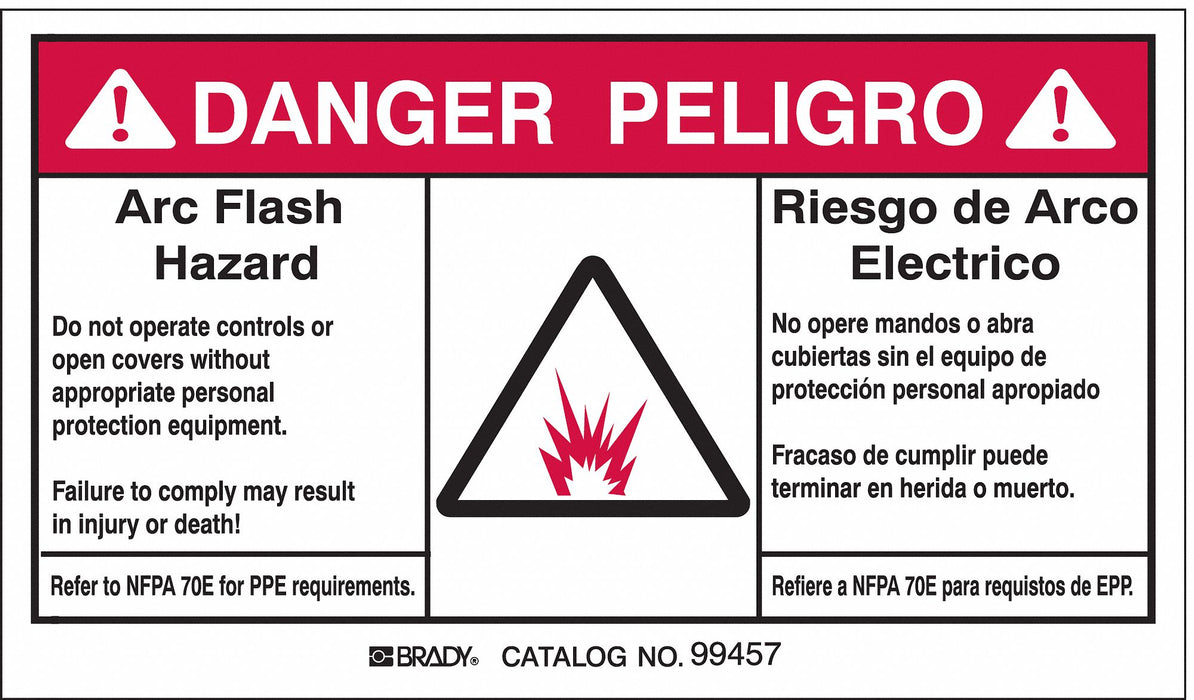 Label 3 1/2 inx5 in Polyester PK5