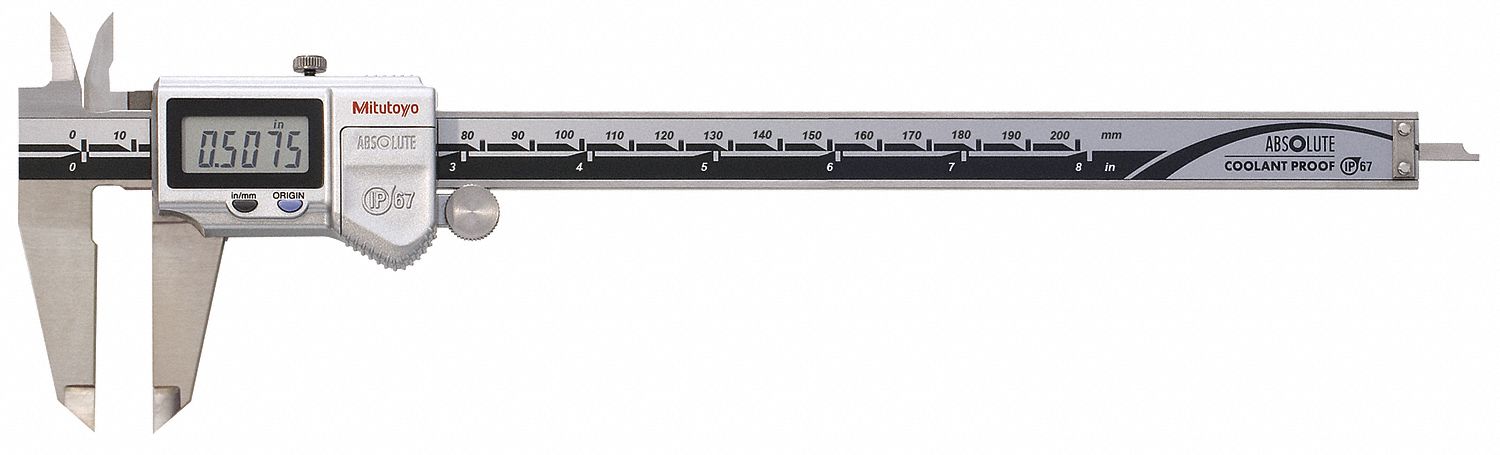 Absolute Digital Caliper 0 to 8 In