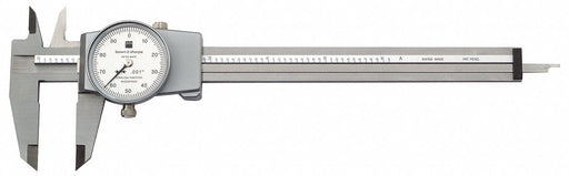N1174 Dial Caliper 6 In 0.001 In Grad Silver