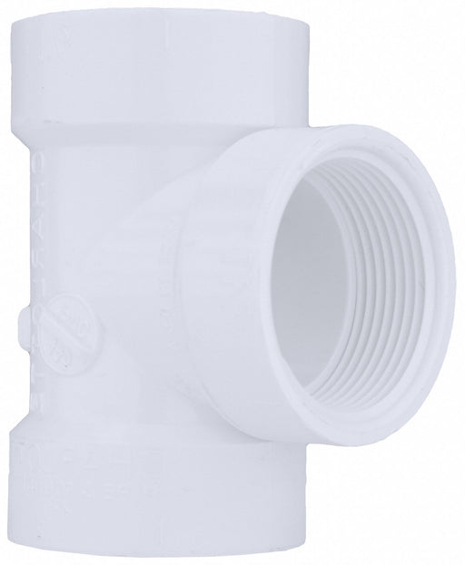 PVC Tee 1 1/2 in  1 1/2 in Hub