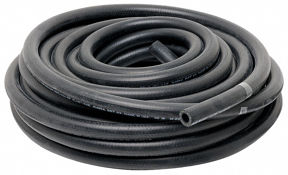 Fuel Hose 1/4 ID x 25 ft L Black