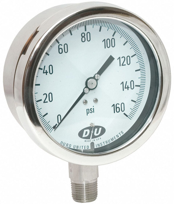 D7959 Pressure Gauge 0 to 160 psi 4-1/2In