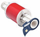 D9018 ContinuousLabelStock Red Gloss 4inW
