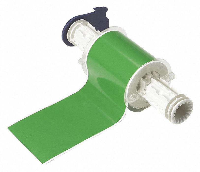 D9018 ContinuousLabelStock Green Gloss 4inW