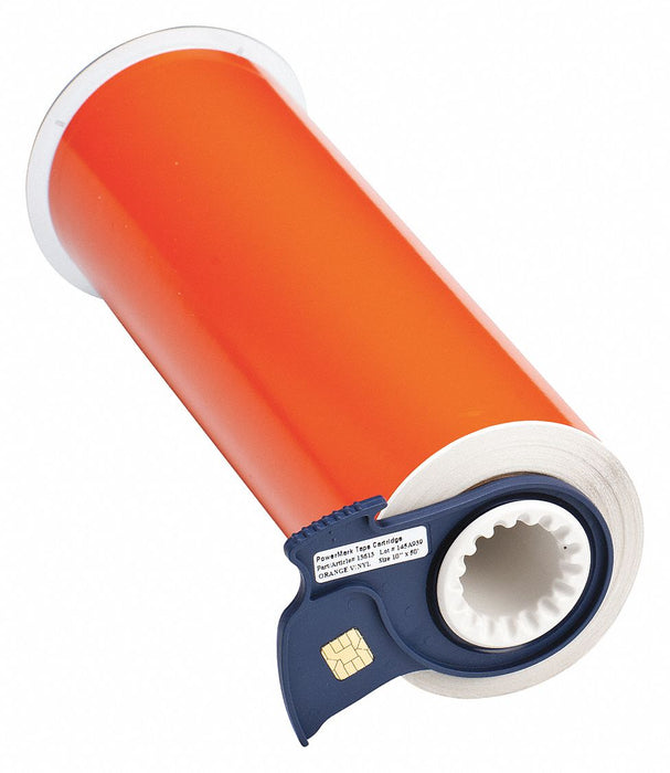 D9022 ContinuousLabelStock Orange Gloss 10inW