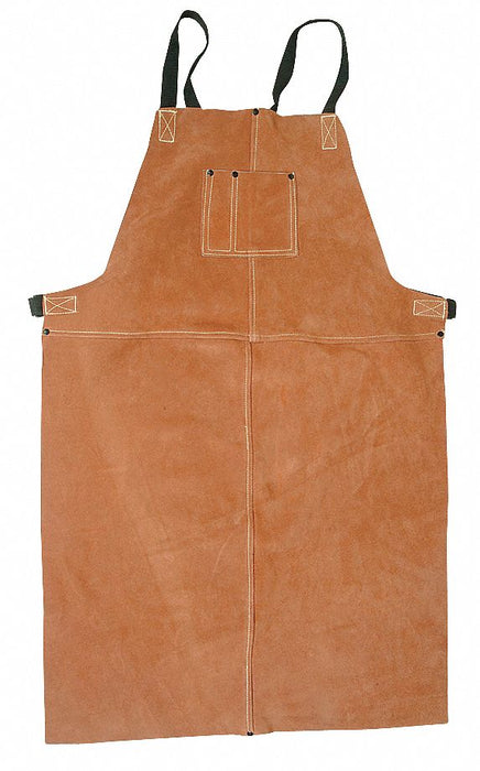 Welding Bib Apron Leather 36 x 24 In