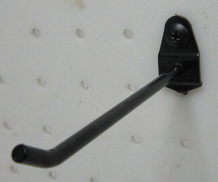 G0564 Single Rod Pegboard Hook 4 1/2 in L PK10