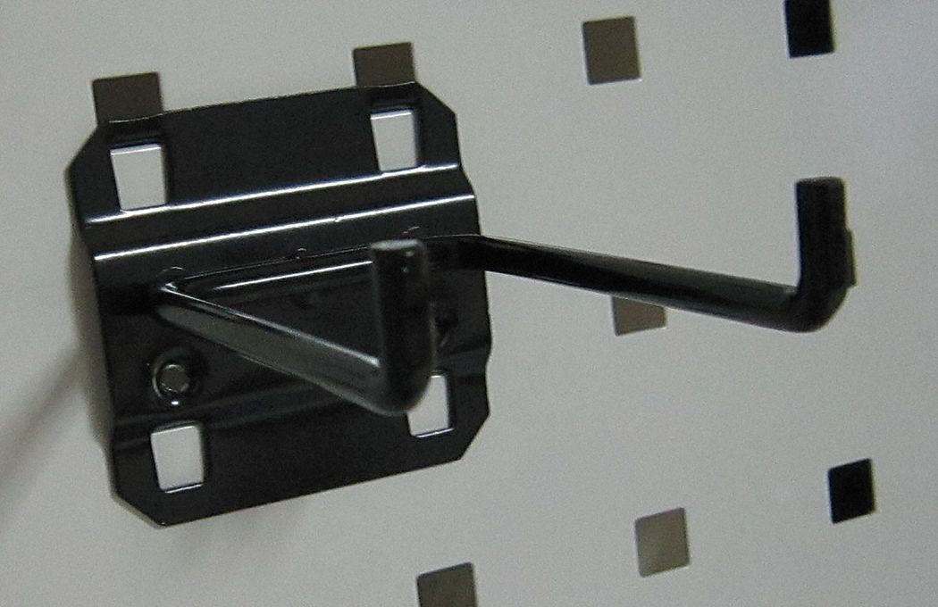 G0539 Double Rod Pegboard Hook 3 1/2 in L PK5
