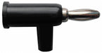 Banana Plug Black 15 A Brass PK10