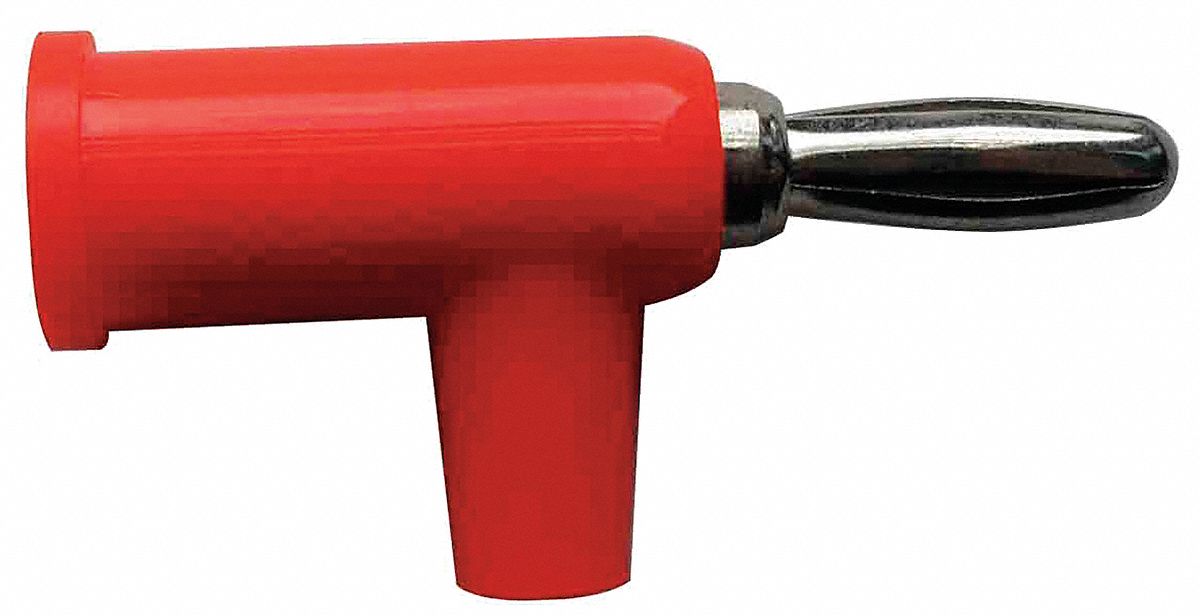 Banana Plug Red 15 A Brass PK10