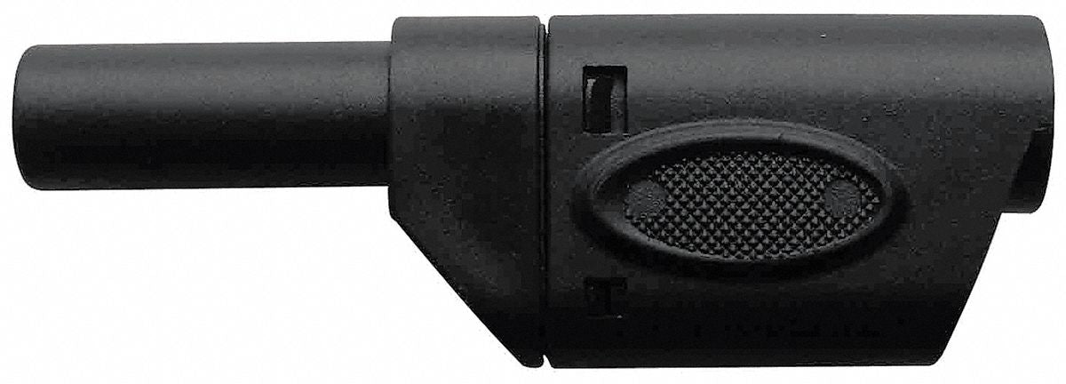 BananaPlug Black 1000V 20A Brass 21/8in