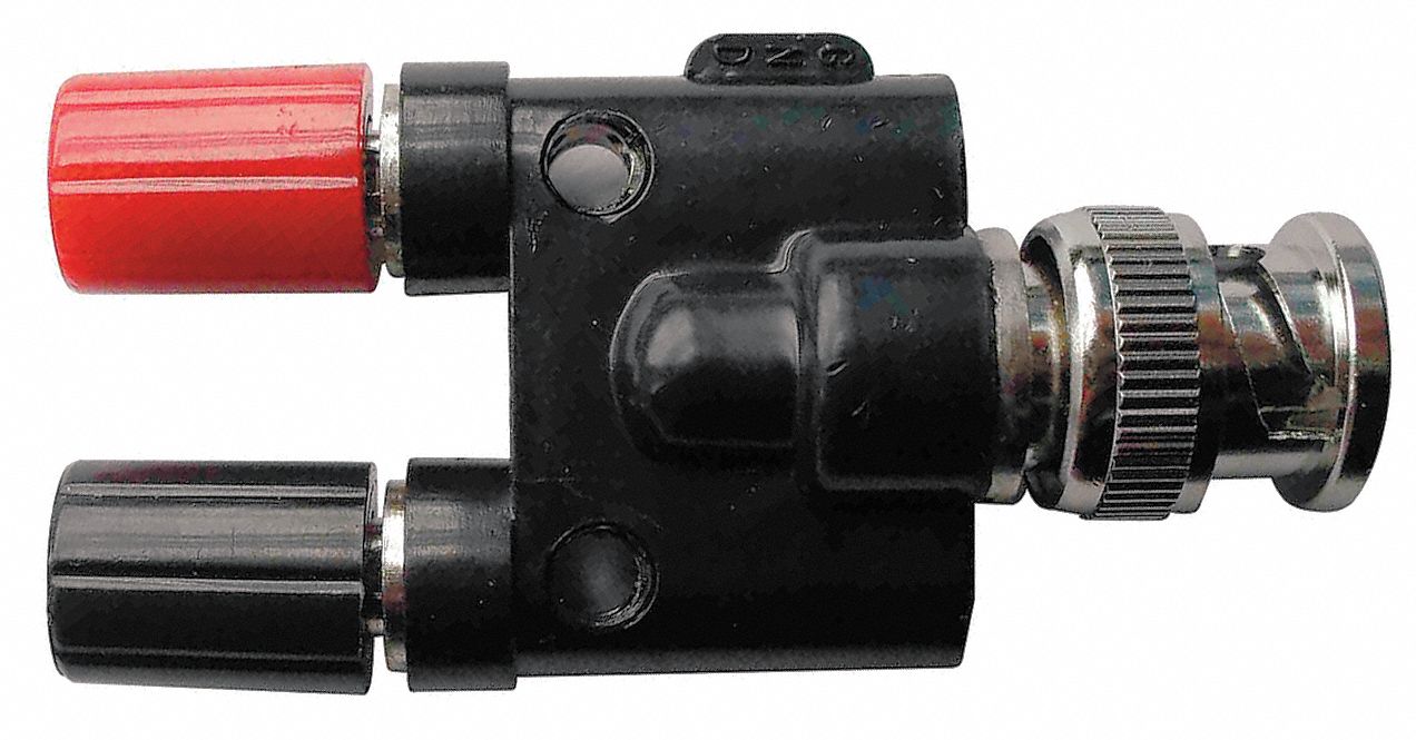 BNC Adapter Male to Double Binding Post
